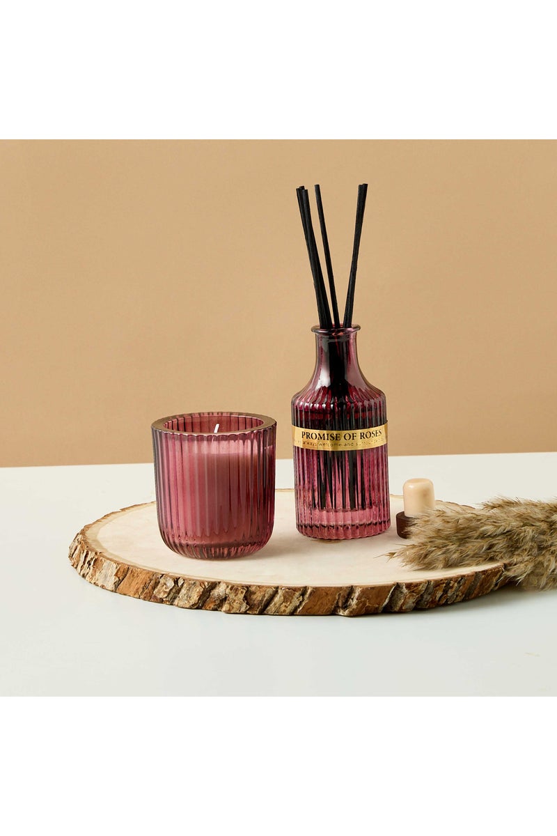 Promise of Roses Reed Diffuser and Candle Gift Set - Image 1
